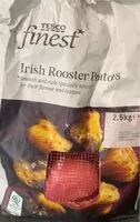 Mängden socker i Irish rooster potatoes