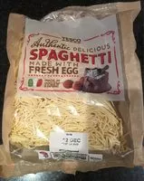 Mängden socker i Spaghetti made with fresh egg