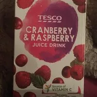 Mängden socker i Cranberry  and Raspberry  Juice Drink