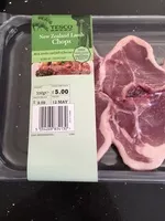 Mängden socker i New Zealand lamb chops