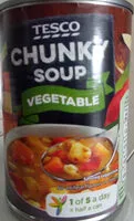 Mängden socker i chunky soup vegatable