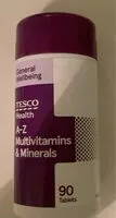 Mängden socker i A-Z Multivitamins & Minerals