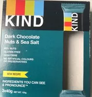 Mängden socker i Dark chocolate nuts & sea salt