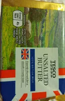 Mängden socker i British Unsalted Butter
