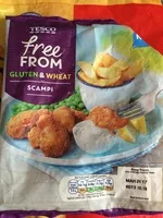 Mängden socker i Free From Gluten and Wheat Free Scampi