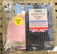 Mängden socker i Crumbed Ham - Prime Cuts