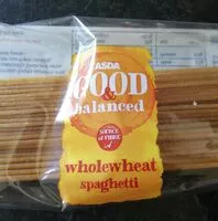 Mängden socker i Wholewheat spaghetti