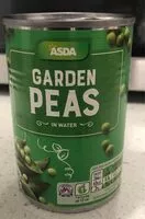 Mängden socker i Garden peas