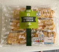 Mängden socker i Cheese and onion rolls