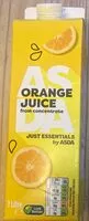 Mängden socker i Just Essentials Orange Juice From Concentrate