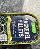 Mängden socker i Mackerel fillets in olive oil