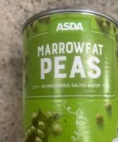 Mängden socker i ASDA Marrowfat Peas in Water
