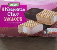 Mängden socker i 8 Neapolitan choc wafers
