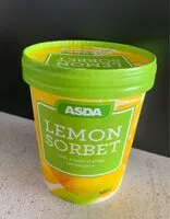 Mängden socker i Lemon Sorbet