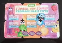 Mängden socker i Fromage frais pots