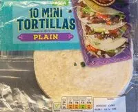 Mängden socker i 10 Mini Tortillas