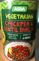 Mängden socker i Chickpea and lentil dhal