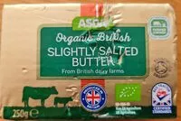 Mängden socker i Organic British Slightly Salted Butter