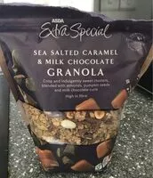 Mängden socker i Sea Salted Caramel & Milk Chocolate GRANOLA