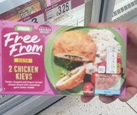 Mängden socker i Chicken kievs asda