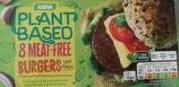 Mängden socker i Plant based 8 meat-free burgers