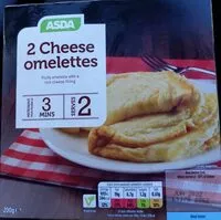 Mängden socker i 2 cheese omelettes