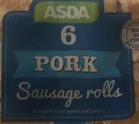 Mängden socker i 6 pork sausage rolls