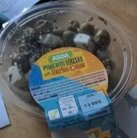 Mängden socker i Pimento olives with iberico cheese