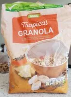 Mängden socker i Tropical Granola
