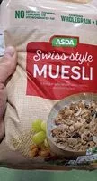Mängden socker i Swiss style muesli