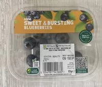 Mängden socker i Blueberries