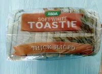 Mängden socker i Soft white toastie thick sliced
