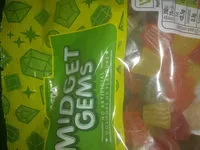 Mängden socker i Midget gems