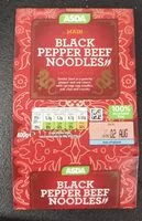 Mängden socker i Black pepper beef noodles