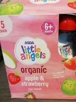 Mängden socker i Organic apple and stawberry