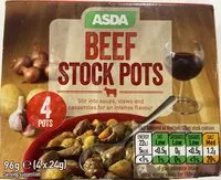 Mängden socker i Beef stock pots