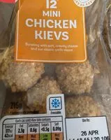 Mängden socker i Mini chicken kievs