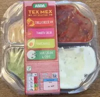 Mängden socker i Tex mex dip selection