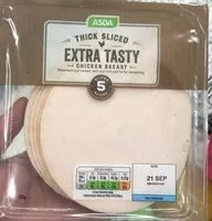 Mängden socker i Thick sliced chicken breast