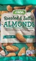 Mängden socker i Roasted and Salted Almonds