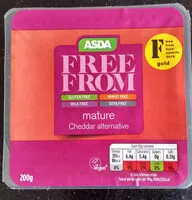 Mängden socker i Free From Mature Cheddar