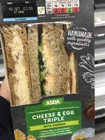 Mängden socker i Cheese & egg triple with cheddar