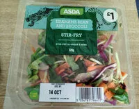 Mängden socker i Mild & Crisp Edamame Bean & Broccoli Stir- Fry