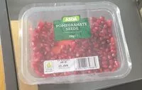 Mängden socker i pomegranate seeds