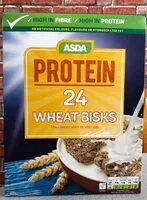 Mängden socker i Protein 24 wheat bisks