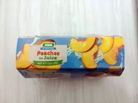 Mängden socker i Peaches in juice