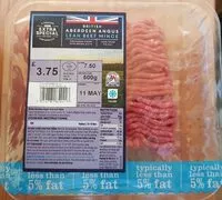 Mängden socker i Aberdeen Angus Lean Beef Mince