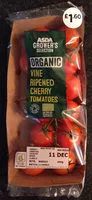 Mängden socker i Asda Organic Vine Ripened Cherry Tomatoes