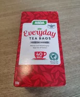 Mängden socker i Everyday Tea Bags