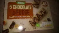 Mängden socker i 5 chocolate & fudge cereal bars